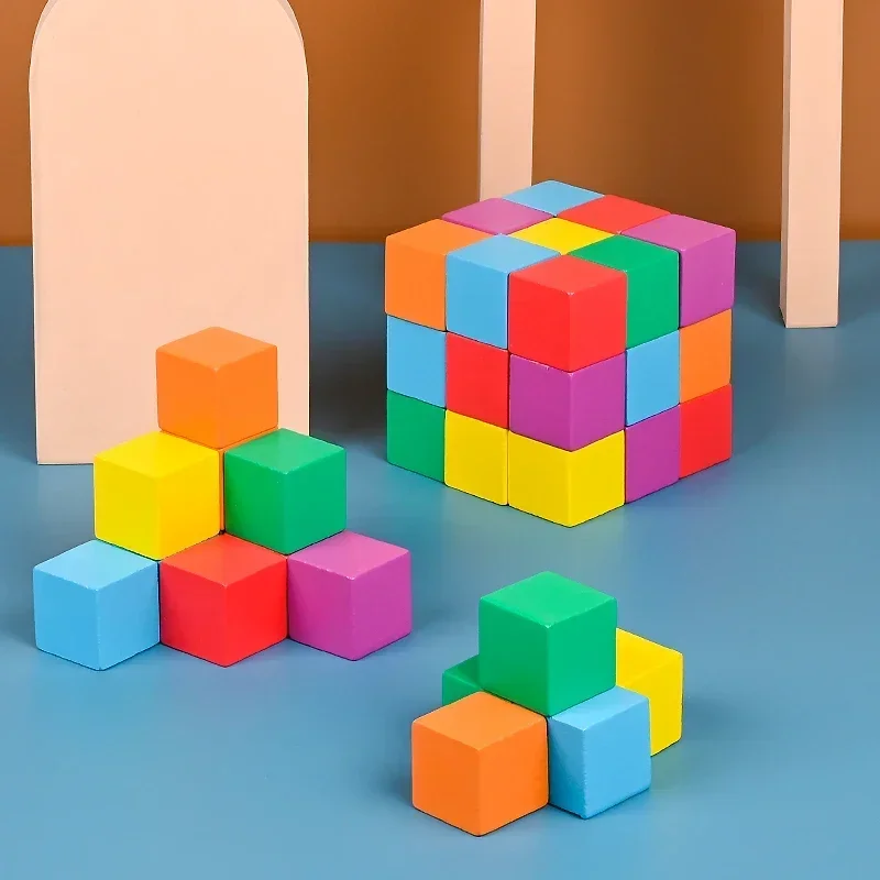 Montessori Rainbow Magic Block Puzzle 6