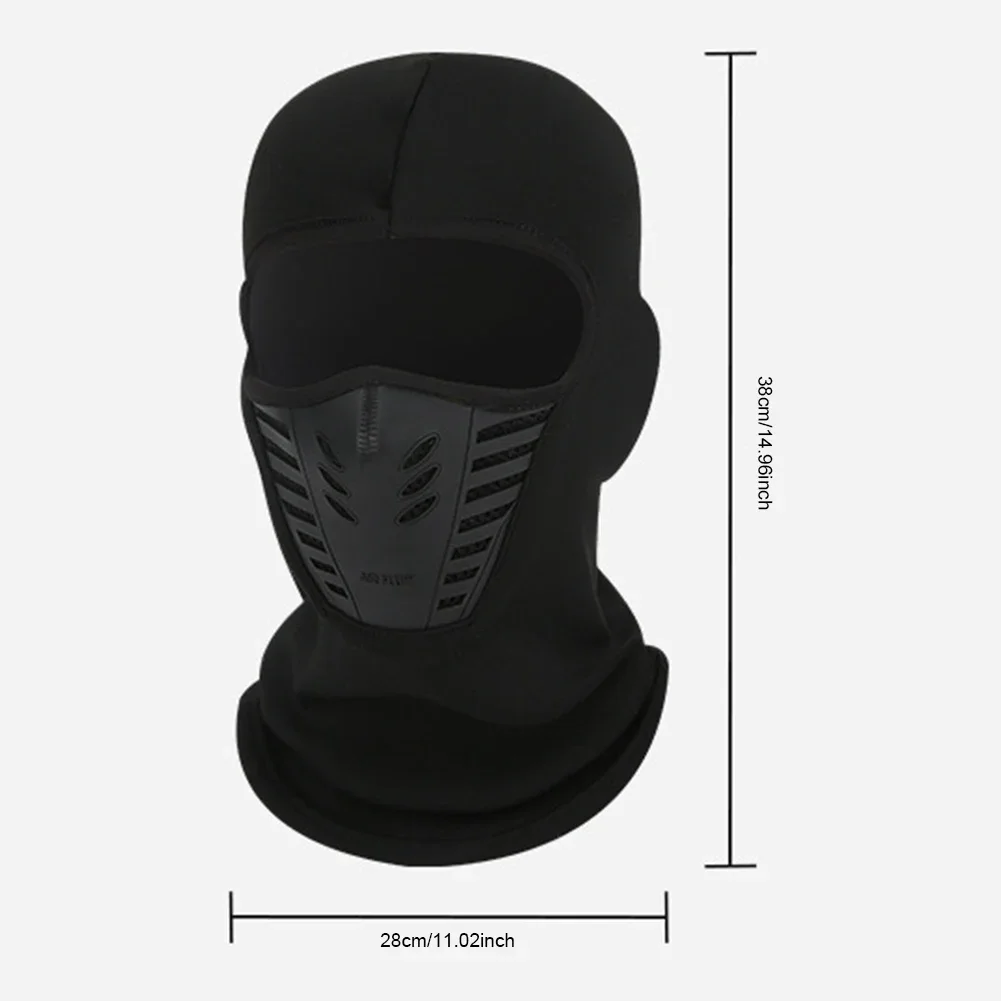 Fleece Ski Mask Windproof Winter Neck and Face Warmer Outdoor Cycling Cap Men Women Outdoor Hiking Cycling