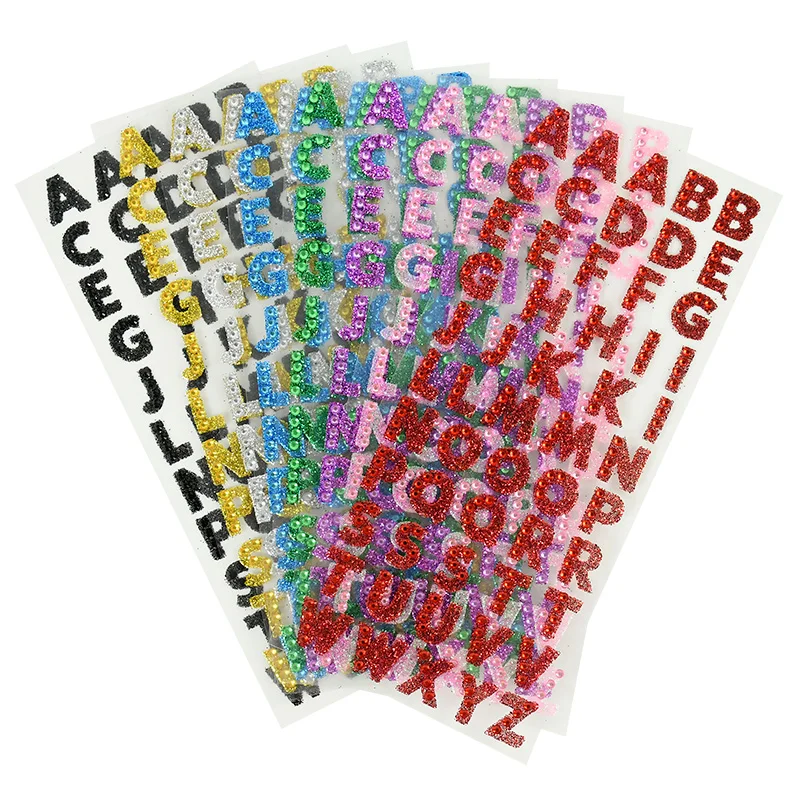 Wholesale Custom Design Gold Silver Black White PVC Foam Alphabet  Decorative Puffy Letter Stickers for Scrapbook Paper Craft - China Sticker  and Custom Sticker price