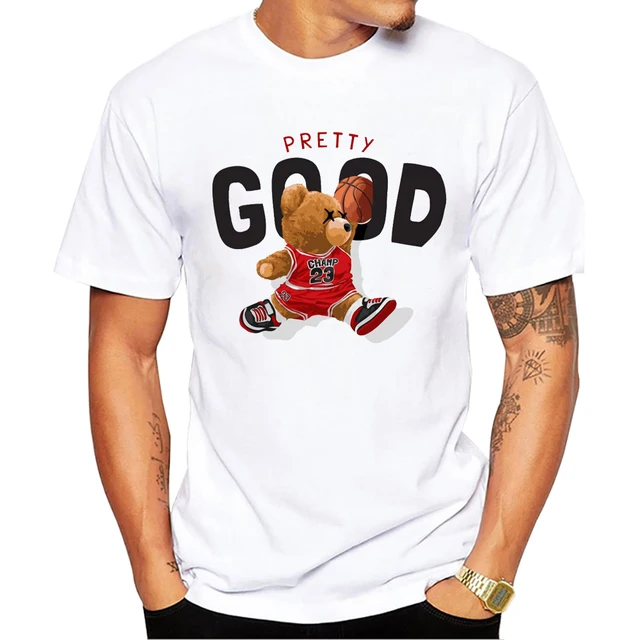 TEEHUB Summer Speed Racer T-shirt pour homme Cool Bear Ride Motocycle T-shirts imprimés T-shirts à manches courtes T-shirt Haruku_voghion.com