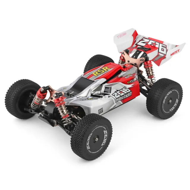 WLtoy 144001 2.4G Racing RC Car Competition 60 Km/h Metal Chassis 4wd Electric RC Formula Car Remote Control Toys For Children