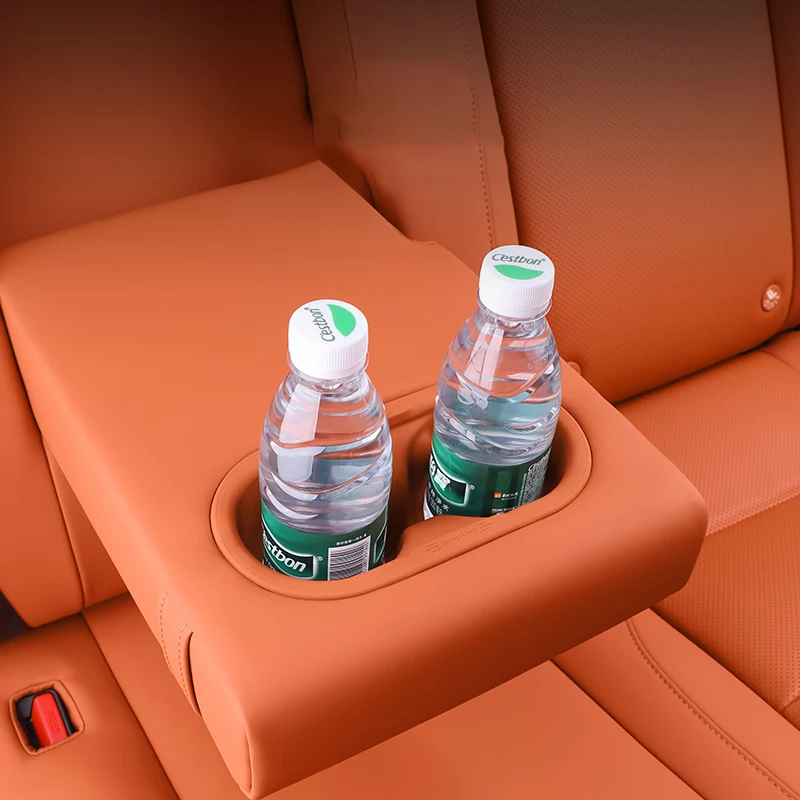 Car Water Cup Holder Frame for Li Lixiang L6-Central Control Silicone Cup Protective Cover Interior Accessories