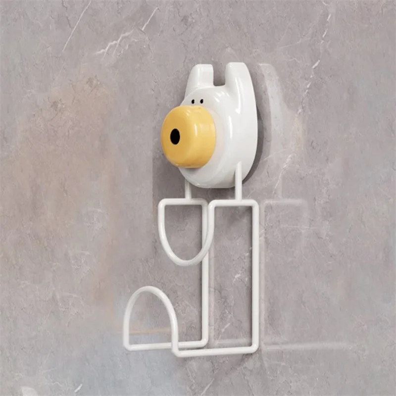 Adhesive Hooks, Cartoon Dog Washbasin Hook Robe Towel Hook for Hanging Washbasin Bathroom Kitchen