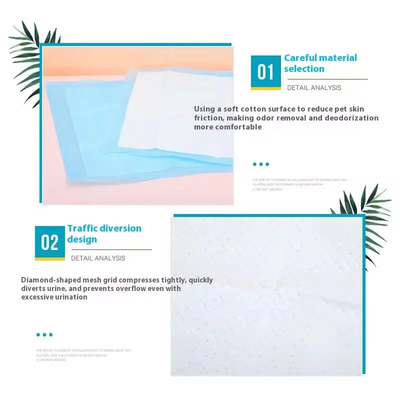 Pañales absorbentes para perros, desechables