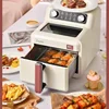 Liren Air Fryer Visible Household 2024 New Uncoated Stainless Steel Electric Fryer Large Capacity French Fry Machine 1