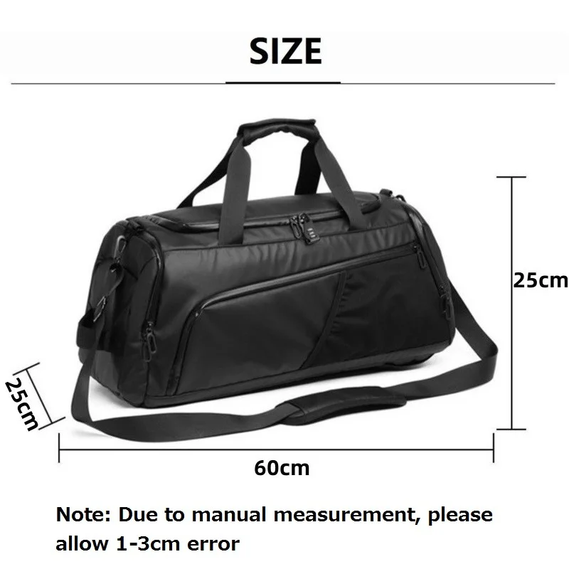 Men Gym Bag Large Capacity Training Fitness Workout Sports Bag Backpack Dry  Wet Yoga Bags Business Travel Bag With Shoes Pouch AliExpress 201768104