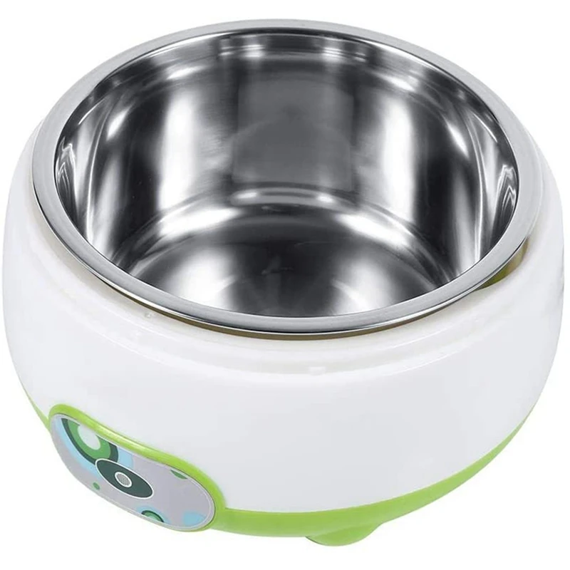 2X Yoghourt Machine, Automatic Stainless Steel Liner Yogurt Maker Machine Home DIY Yoghourt Container, EU Plug