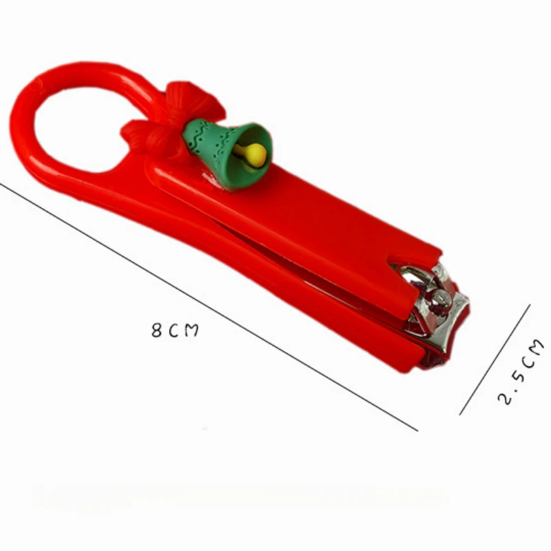 Cartoon Christmas Nail Clippers Flat Mouth Stainless Steel Nail Trimmer Baby Care Tools Kids Gifts