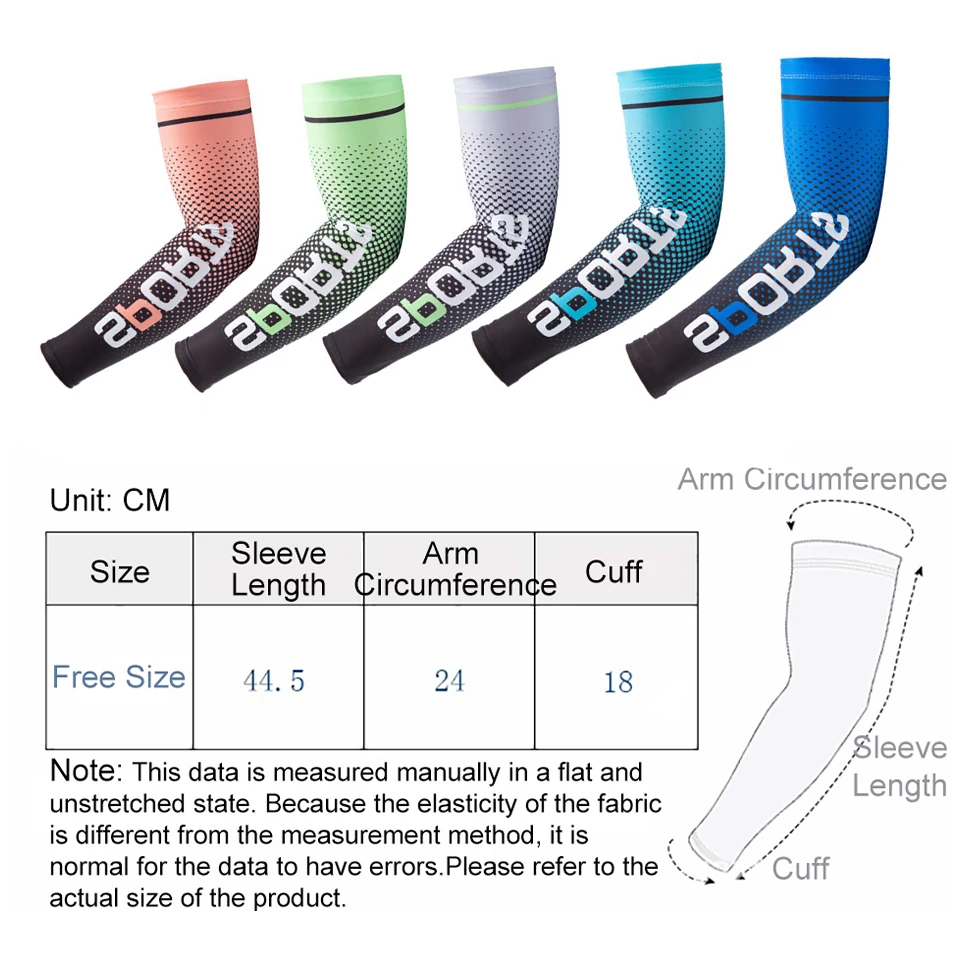 GTUBIKE New Ice Silk Sleeves UV Sunscreen Summer Cooling Anti Slip Armsleeves for Men and Women Outdoor Sports Cycling Sleeves