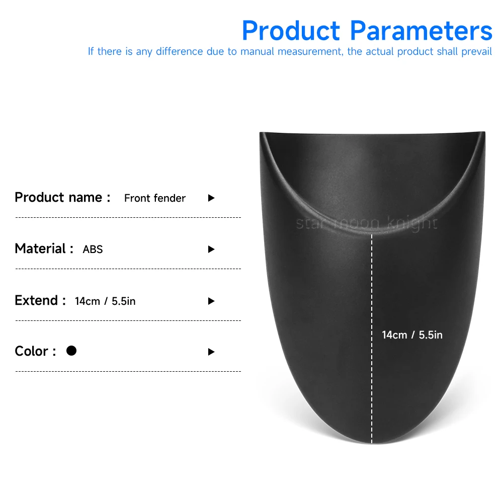 BMW GS 1300 Motorcycle Front Fender Extender Mudguard - Premium Accessory
