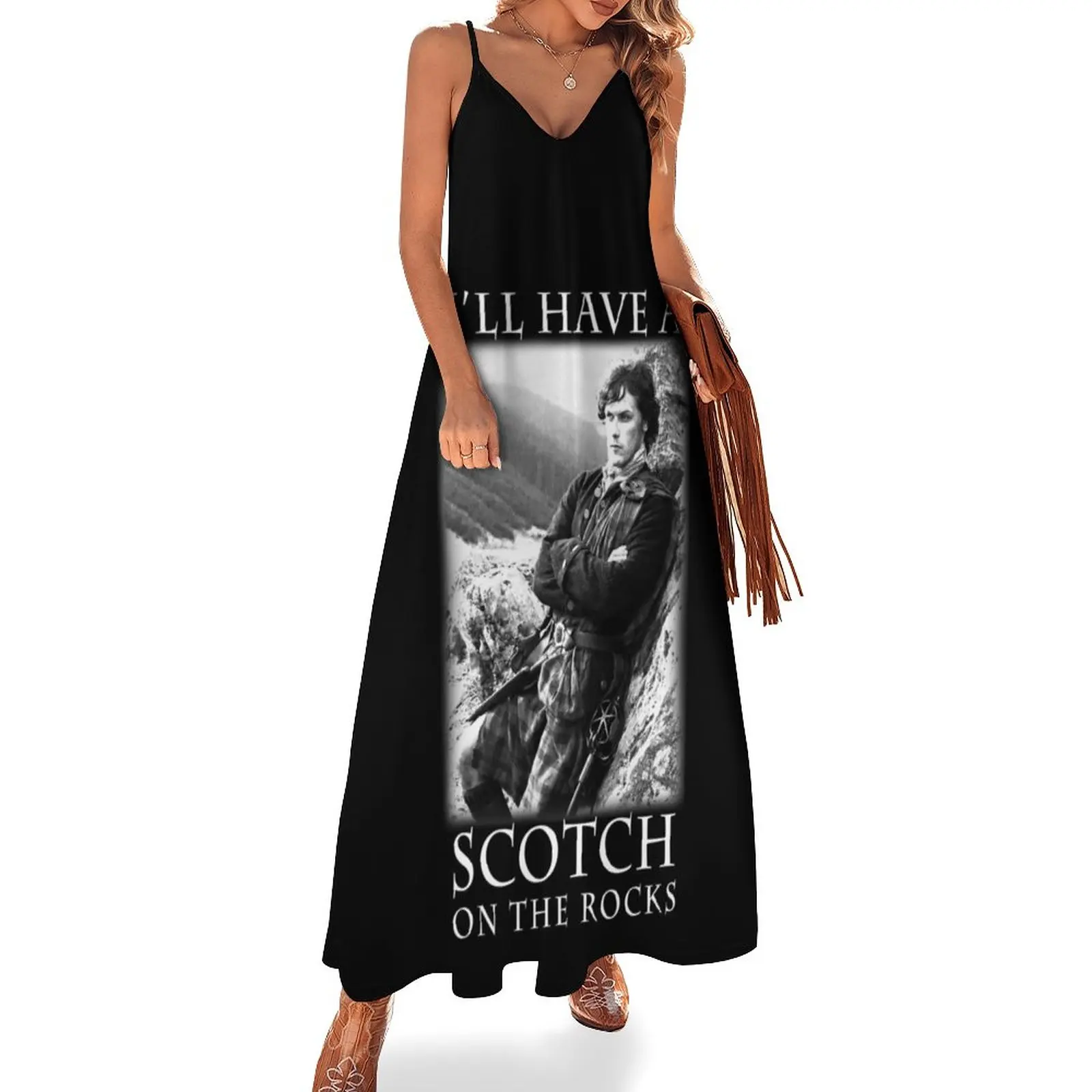 

I'll Have a Scotch on The Rocks Sleeveless Dress dress women elegant luxury Woman clothing dress dresses
