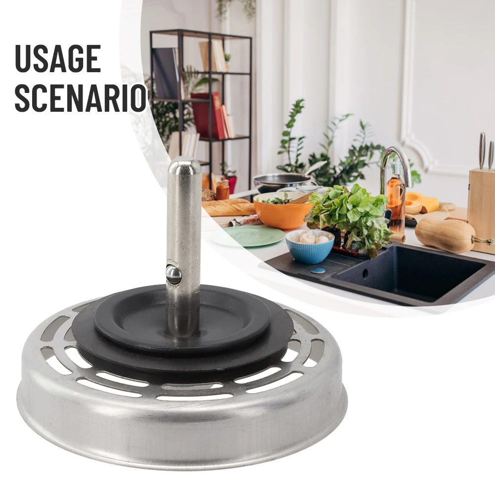 

Stainless Steel Kitchen Sink Filter Hole Bathtub Hair Catcher Stopper Bathroom Sewer Drain Strainer Basin Sink Waste Filter Plug