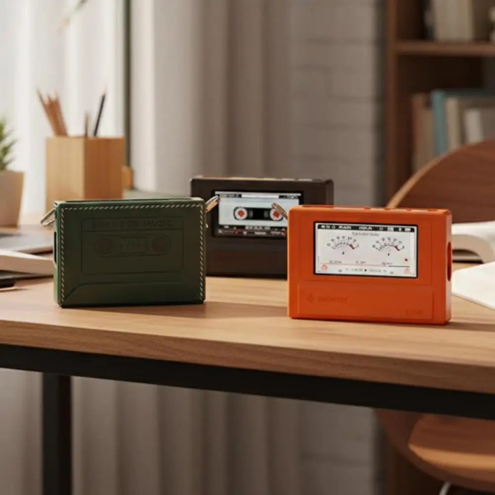 FiiO SnowSky ECHO 무손실 MP3 플레이어 휴대용 가죽 보호 케이스 미니 음악 플레이어 PU 안티 드롭 보호 케이스 신규