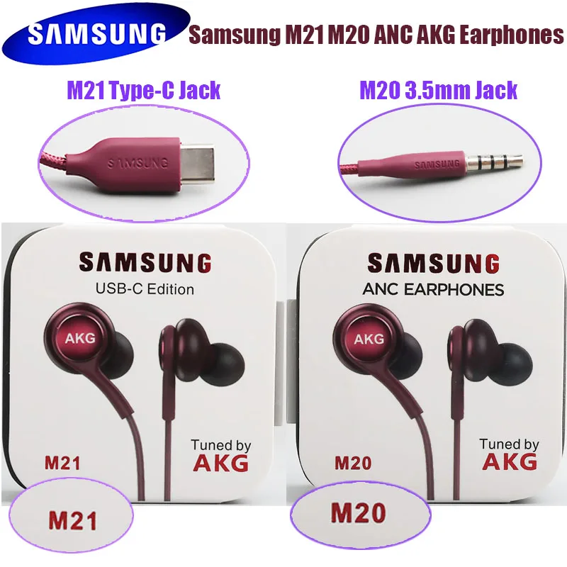 Samsung Earphones AKG ANC Headset In ear 3.5mm / Type c with Mic Wired
