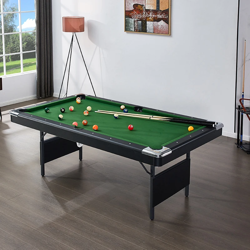 Factory Direct 7ft Folding Billiard Table 84 Inch Space Saving Foldable ...