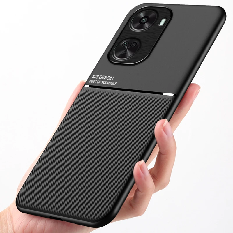 Textured Magnetic Shockproof & Drop-Resistant Phone Case with Full Coverage Protection