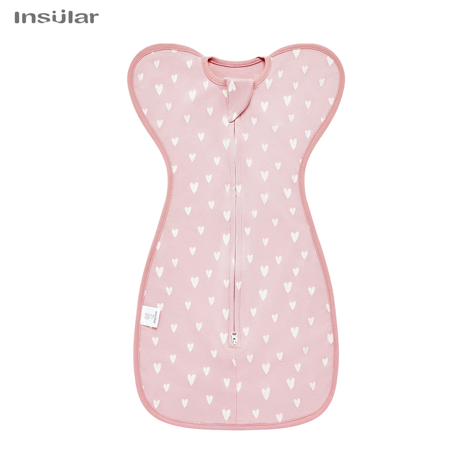 INSULAR Baby Sleeping Bag Newborn Baby Swaddle Sleeveless Sleep Sack Summer Thin Cotton Soft 2-Ways Zipper Diaper Changing 6