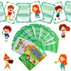 Hot Kids Action Cognition Cards Funny Q&A Learning Classroom Interaction Aids English Teaching Educational Toys Christmas Gifts 2