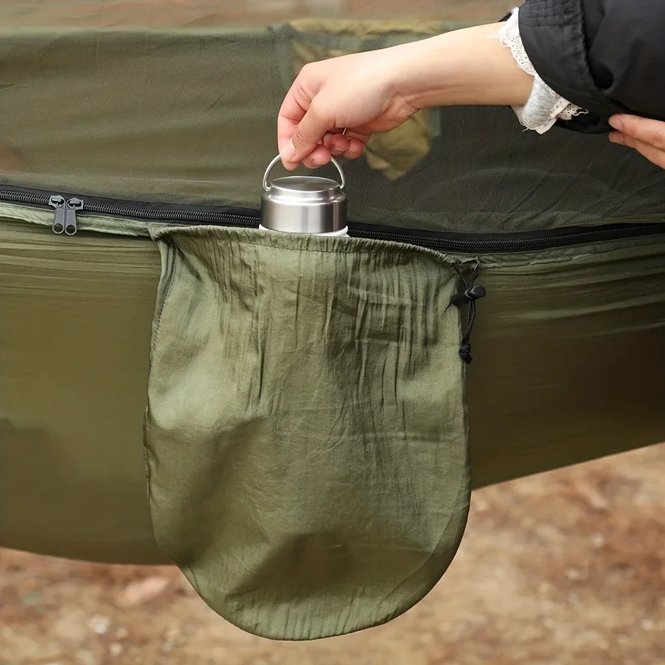 Hamac Portatif De Camping Avec Moustiquaire - Camo (neuf)