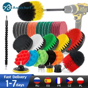 4Pcs Drill Cleaning Brush, 2/3.5/4/5Inch Rotary Cleaning Brush For