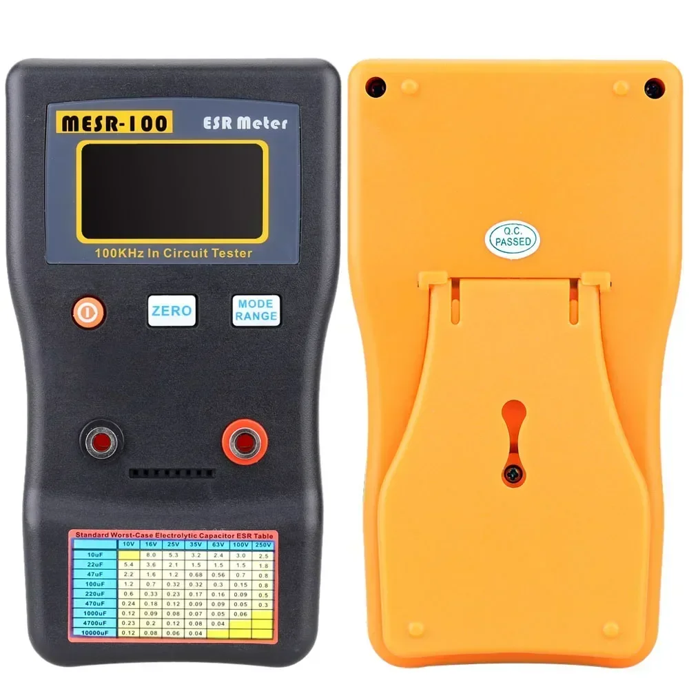 MESR-100/M6013 ESR Capacitance Ohm Meter Professional Measuring Capacitance Resistance Capacitor Circuit Tester Capacitor Tester