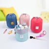 Women Lazy Drawstring Cosmetic Bag New Travel Round Makeup Organizer Make Up Pouch Waterproof Toiletry Storage Bag 1