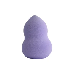 Cosmetic Powder Puff Beauty Sponge - Water Drop Blending Shape for Smooth Makeup Application (B9 purple)
