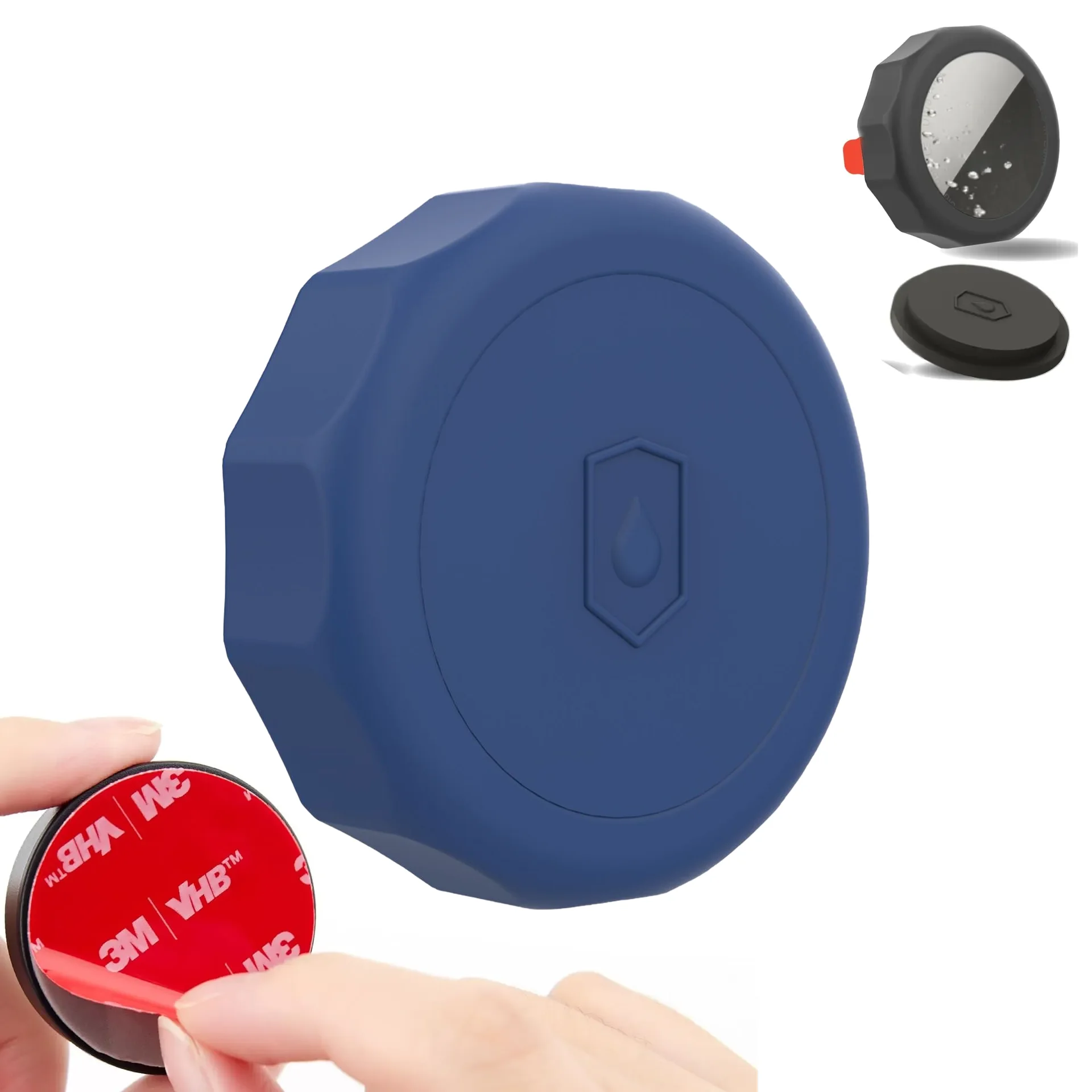 Magnetic Holder Case with Hidden Silicone Protective Cover for Secure Metal Surface Mounting