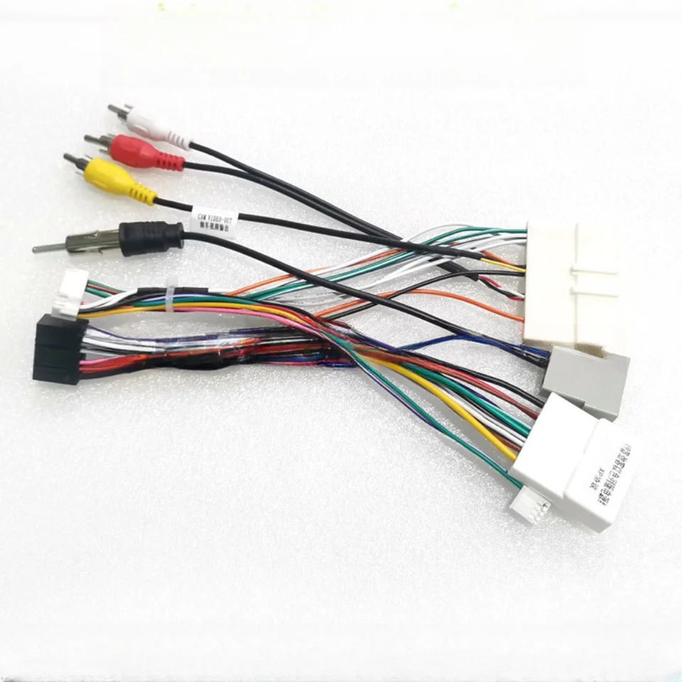 Passt für Nissan Stereo Radio 16-PIN Stecker Power Kabel Adapter Kabelbaum Neu e