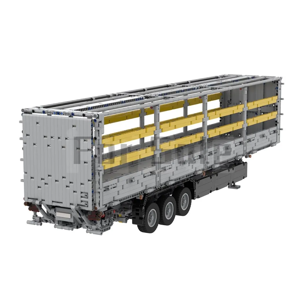 

Семейный прицеп с стойками, совместимый с DAF XF 460 от Holgi & technbasics, строительный блок, модель грузовика, сращенная игрушка-головоломка