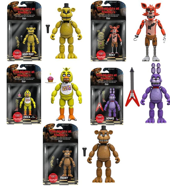 Figura de ação articulada do Funko 5: cinco noites na FNAF de