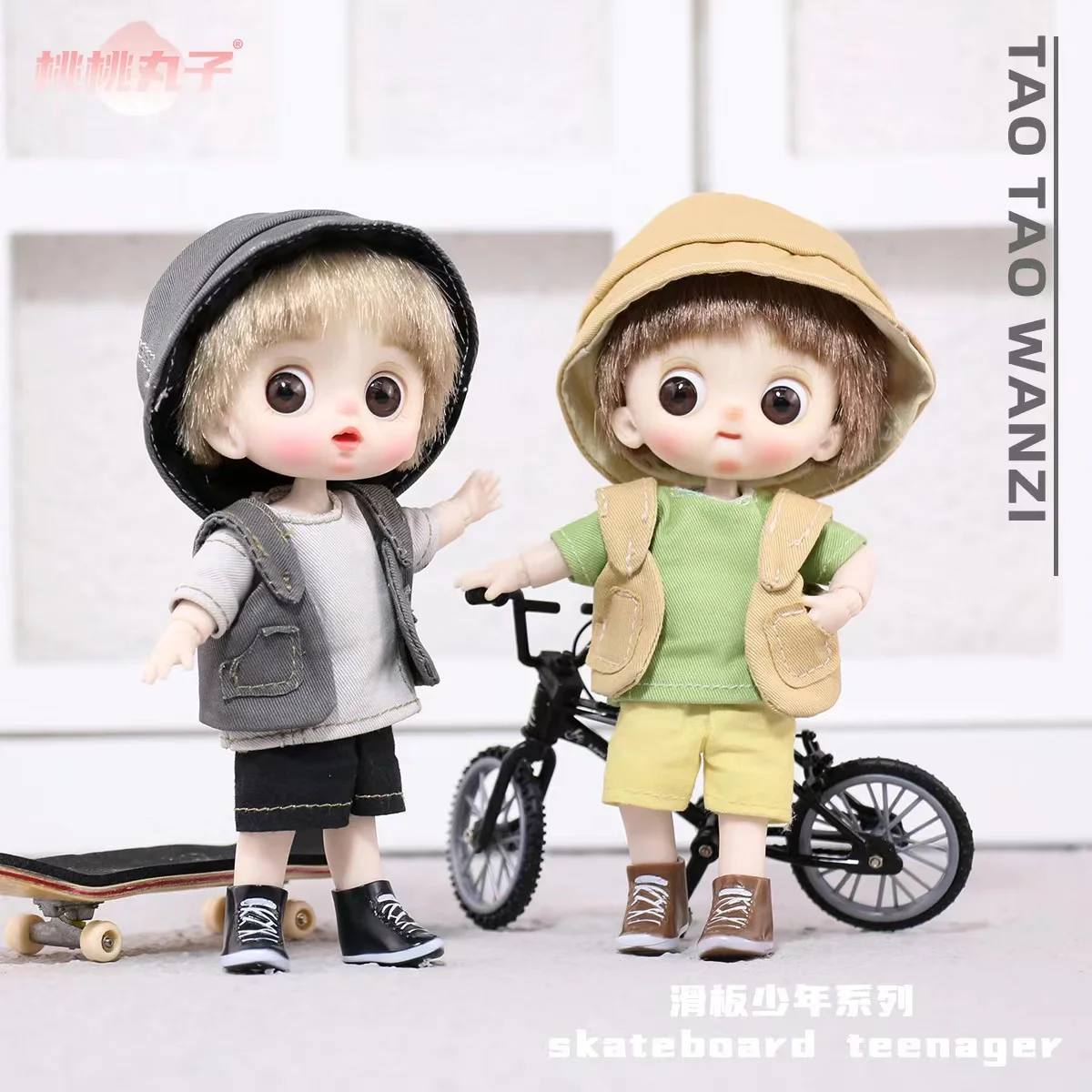 14cm Bjd Doll Ob11 Ball Jointed Boy Doll Full Set With Fashion ...