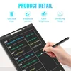 Magnetic Weekly Chore Chart for Adults, 9.8"×6.7" Small to Do List Dry Erase Board for Fridge Grocery Shopping Kitchen Menu Pla