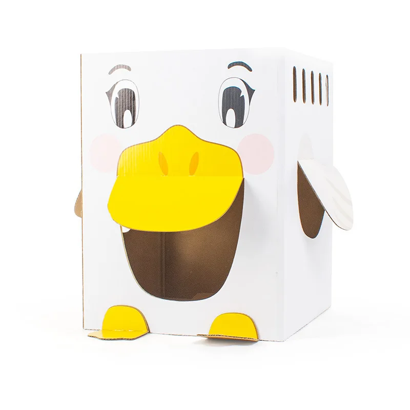 

Когтеточка для кошек, домик для домашних животных, гнездо, картонная котята, гофрированная бумажная подкладка, магнитная защита когтей, защ...