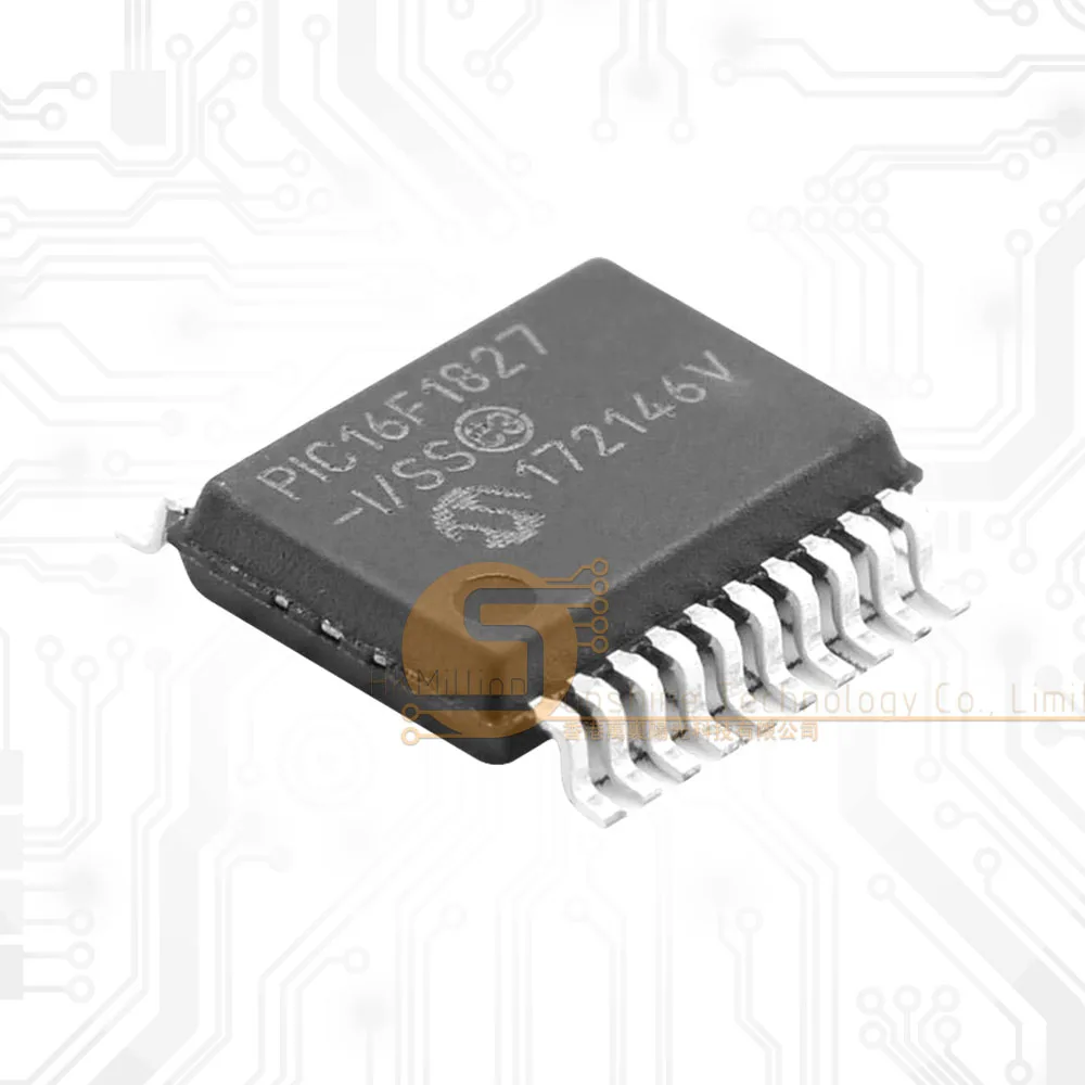 Pic16F1827T-I/Ss Ssop20 Microchip Microcontrollori Circuiti Integrati Muc Nuovo Originale