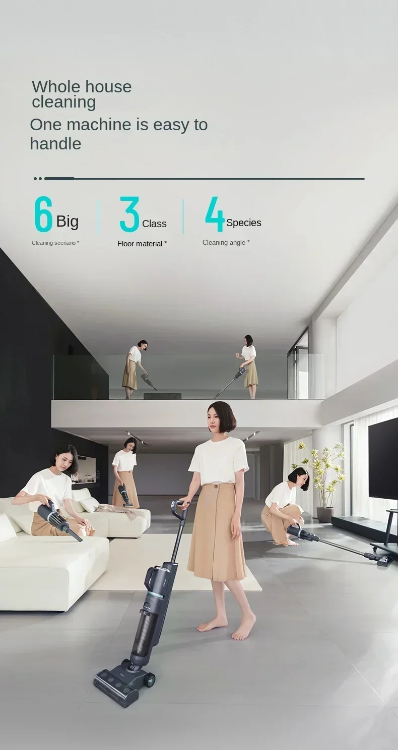 Miboi Q7Pro Clothless floor washer Household appliances suction mop integrated machine dust, mite and bacteria removal 3