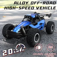 New RC Car 1:16 2WD with LED Light 2.4G 20KM/H High Speed Off-Road Climbing Remote Control Car Toy Birthday Gift Boys Girls Kids 1