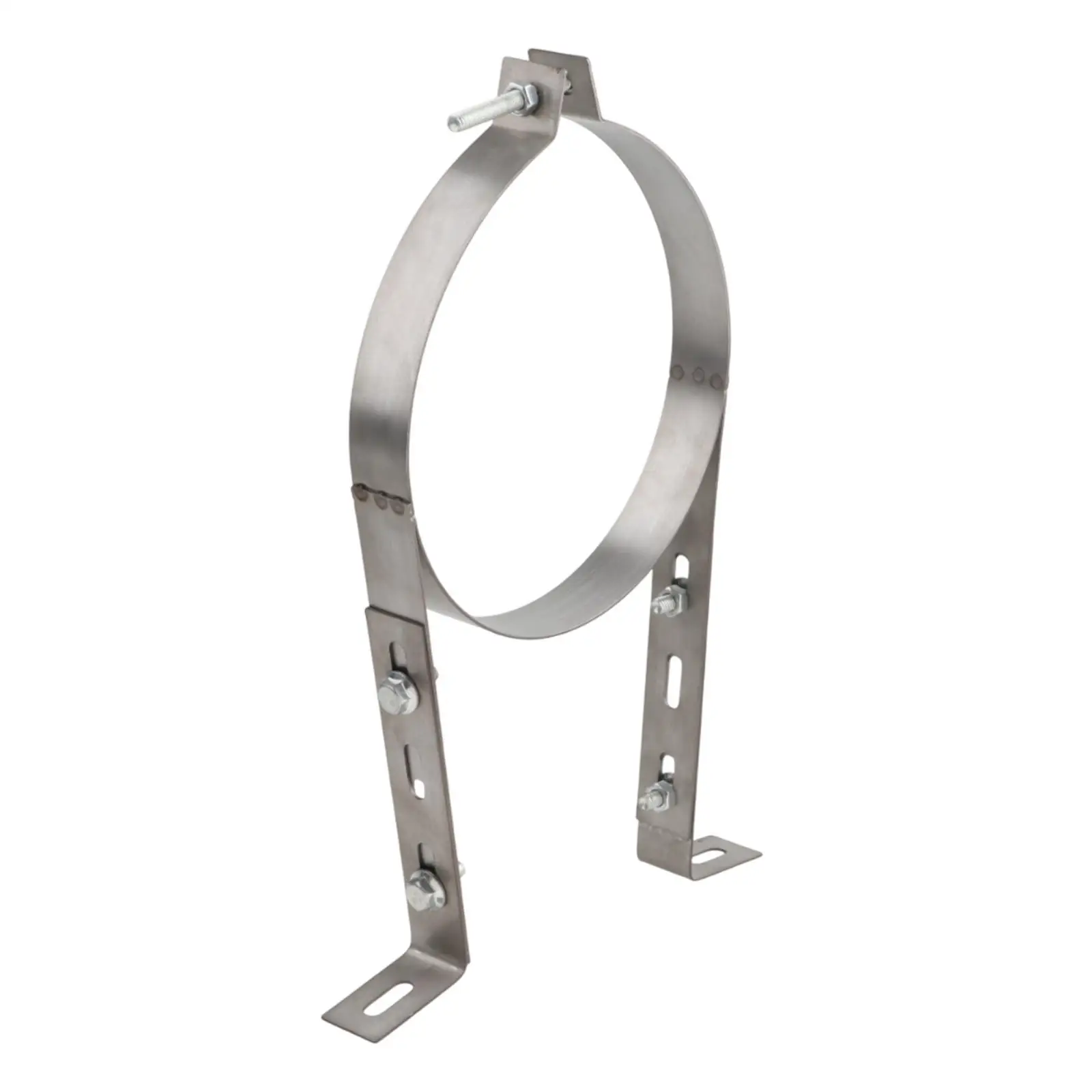 Chimney Pipe Wall Strap,Pipe Bracket Clamp Fixing Split Ring Hanger,B Vent Pipe Bracket Holder for Drainage Pipe,Winter,Stove