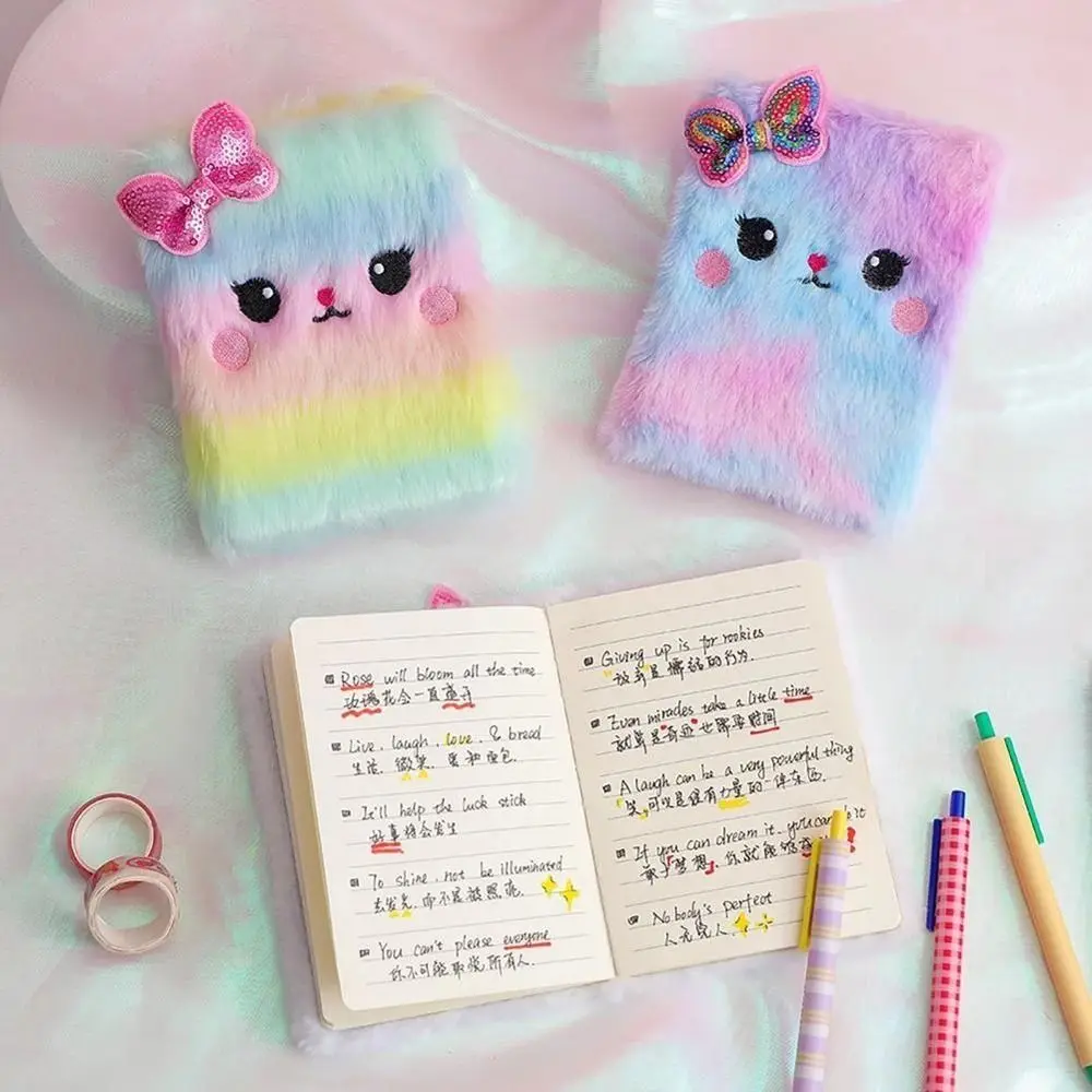 

Daily Planner Journal Planners Note Book Handbook School Stationery Diary Book Cat Plush Notebook Journal Book Note Pad