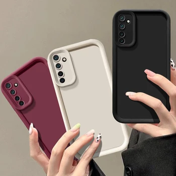 Per Realme 6 Custodia Realme 6 6i 6 pro Realme 5 Pro 6s 7 5 5i 7i c17 Realme 8 Pro Lente Custodia protettiva Custodie per telefoni Carino Ricci Ondulati