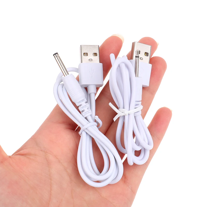 1 szt. Wymiana kabla ładowania kabel ładowania DC 2.5mm przewód adapterowy USB przewód szybkoładujący nowe akcesoria do masażu