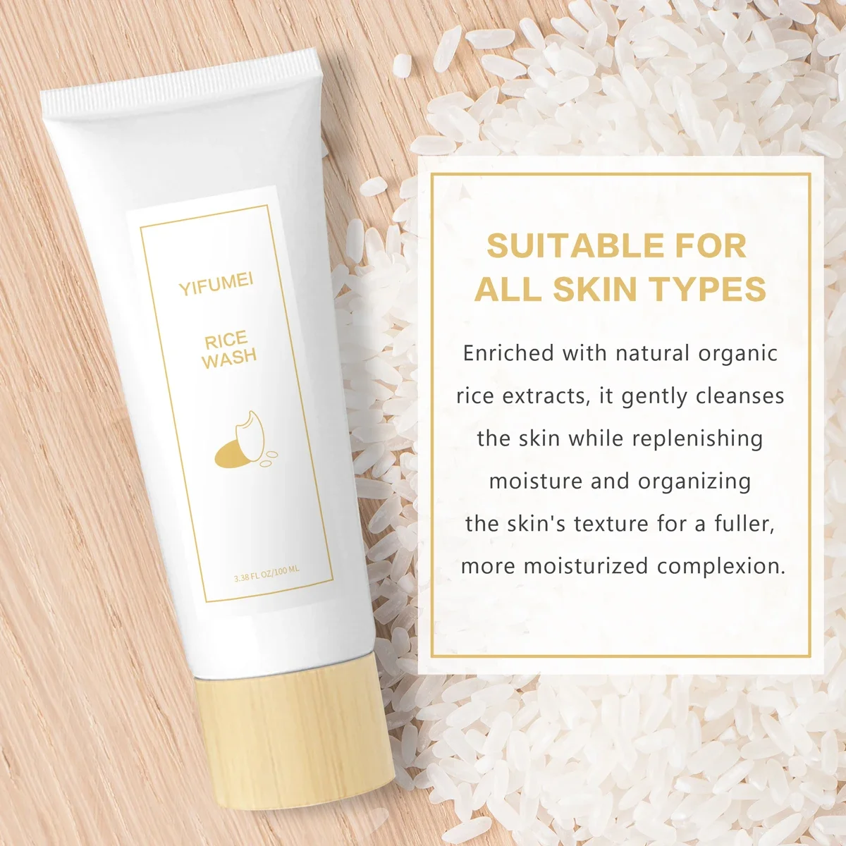 Original Skincare Rice Face Wash SkinCare Foam Moisturizing Brightening Rejuvenation Facial Cleanser Oily Skin Glow Recipe Cheap