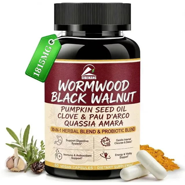 Wormwood Black Walnut capsules 1815mg