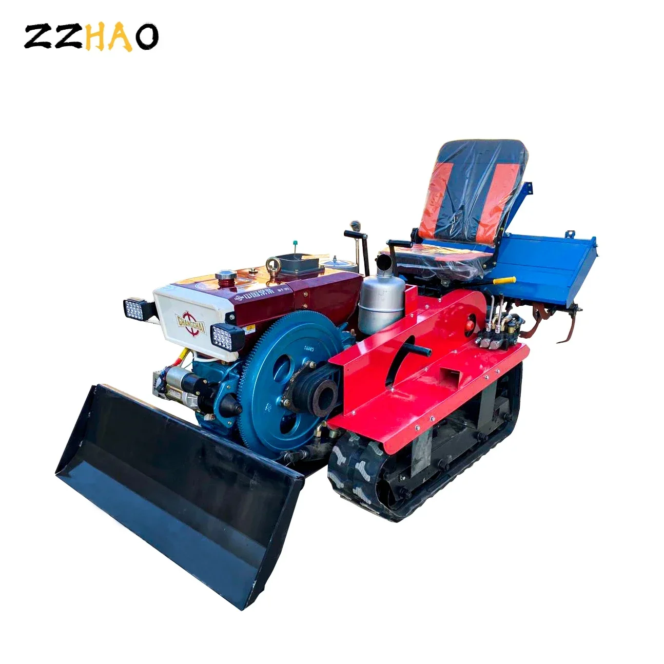 

Ride On China Agricultural Machinery Mini Crawler Cultivator Farm Ploughing Machine Rotary Power Tiller