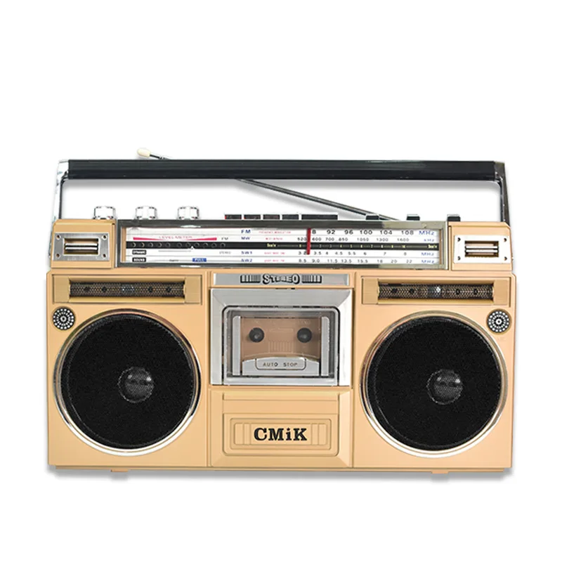 Old-fashioned Nostalgic Cassette Tape Recorder Antique Machine Elderly FM  Radio Retro Portable Card caixa de som Bluetooth Audio - AliExpress