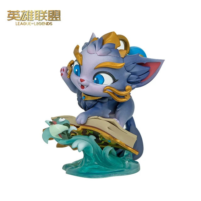 Liga das lendas gato mágico yumi bonito jogos periférico desktop anime  figura modelo ornamentos colecionáveis modelo brinquedos presentes  encaixotado - AliExpress