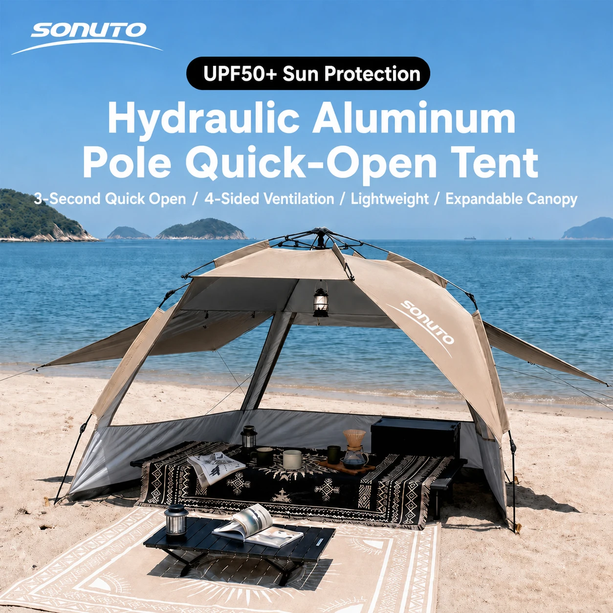  slider image of Sonuto Outdoor 3-4P One-Touch