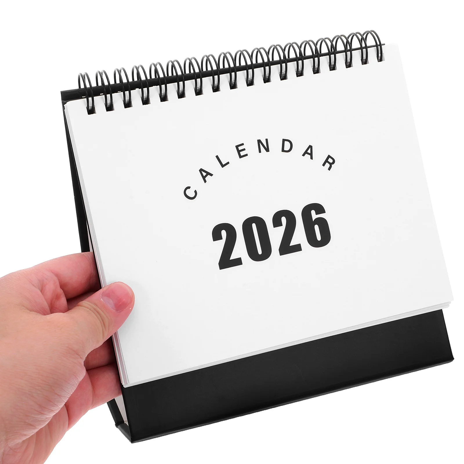 Mini Desk Calendar 2026 Standing Flip Calendar From 2026 Small Desktop Planner for Home Office Or School Thick Paper Portable