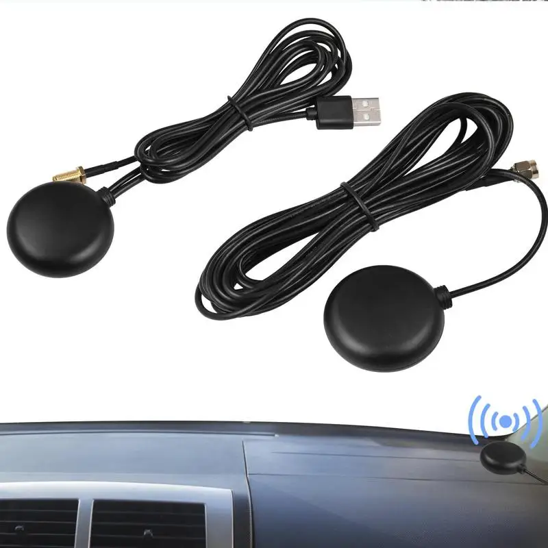 

GPS Antenna For Car Stereo Waterproof GPS Navigation Antenna With SMA Interface Navigation Signal Receivers Compatible With