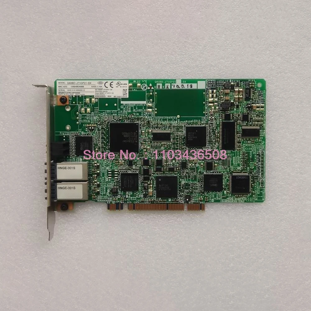 

For Mitsubishi Optical Fiber Communication Card Q80BD-J71GP21-SX Equipment Card